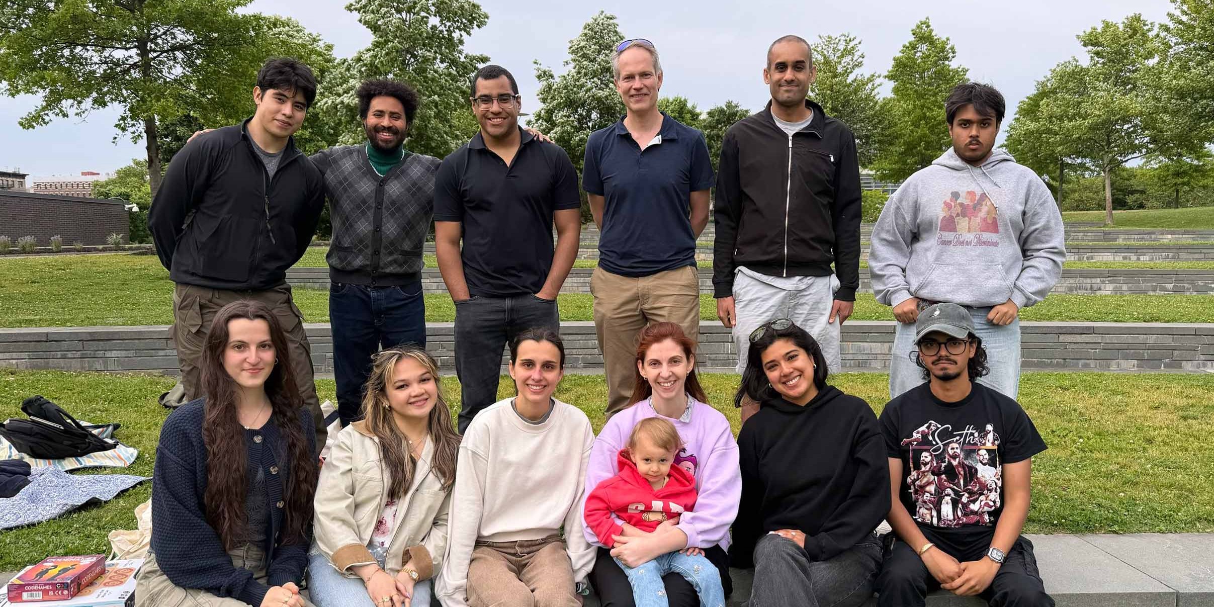 group photo of the Emerson Lab members